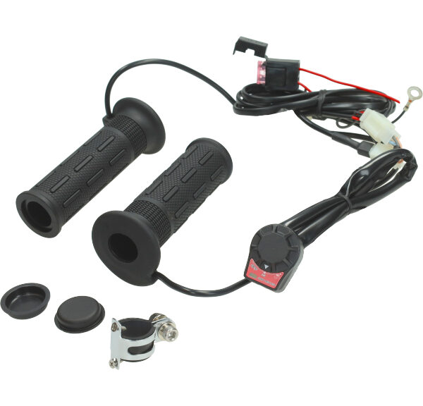 Handvatset koso + verwarming universeel koso 22/22mm 130mm