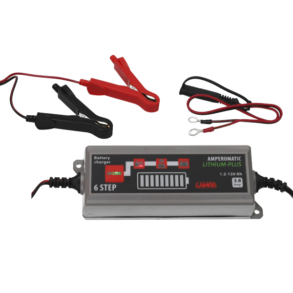 Acculader Lampa 12v slimme acculader amperomatic lithium plus 3
