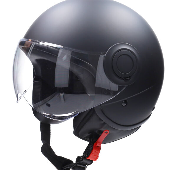 Helm Cab Demi-jet E-06 Keur Comfort Xs Zwart Mat/zwart