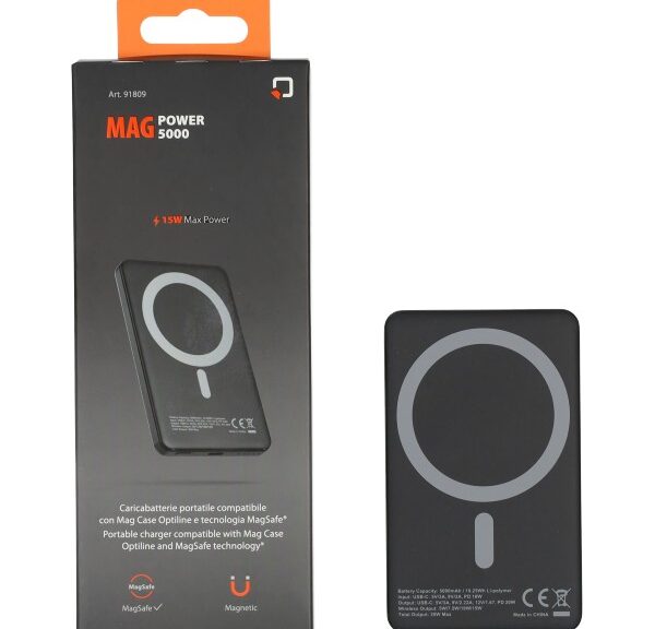 powerbank optiline magsafe power 5000 compatibel met magnetic case 91809