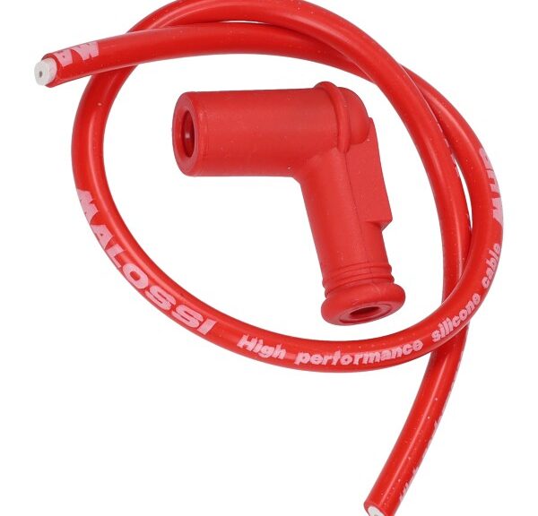 bougiekap malossi + kabel silicone race rood univ 5519221