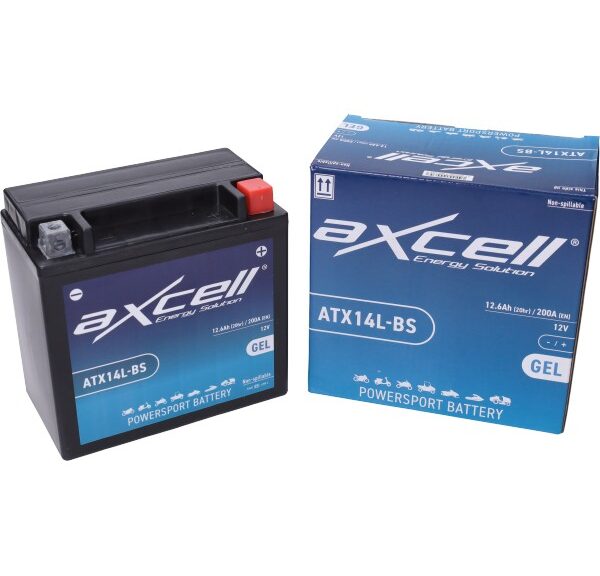 accu axcell atx14l-bs/ytx14l-bs sla/gel onderhoudsvrij