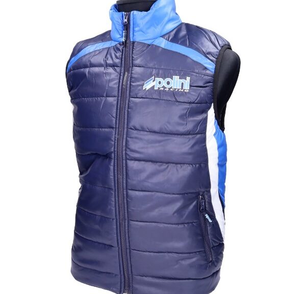 bodywarmer polini team XL blauw/wit 098.2621/xl