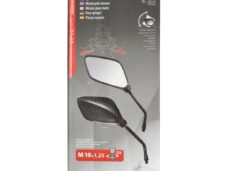 spiegelset lampa universeel e-keur space m10x1.25 zwart glans 90080