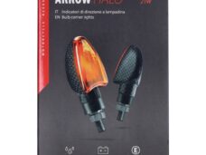 knipperlicht lampa e-keur 12v arrow halo carbon 90093