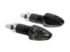 knipperlicht lampa e-keur led 12v atom zwart/smoke 90101