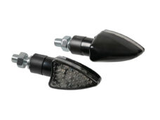 knipperlicht lampa e-keur led 12v arrow-2 zwart/smoke 90114
