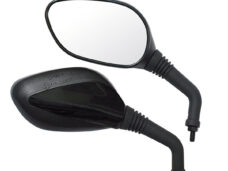 spiegelset lampa universeel e-keur horizon m8x1.25 zwart motorfiets 90128