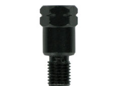 adapter lampa spiegel universeel links naar rechts draad m10x1.25 zwart 90137