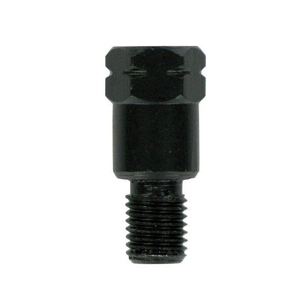 Adapter Lampa spiegel universeel links naar rechts draad m10x1.25 zwart