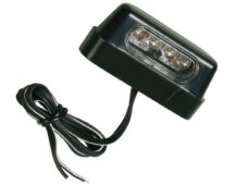 verlichting lampa kentekenplaat universeel led e-keur zwart 90162