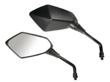 spiegelset lampa universeel kaba m10x1.25 zwart motorfiets 90346