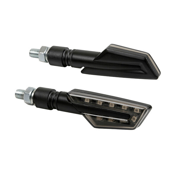 Knipperlichtset Lampa 12v LED E-KEUR ciclon zwart