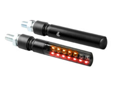 knipperlichtset lampa led e-keur line 12v met achterlicht functie achter zwart 90477