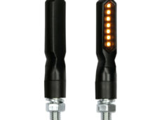 set luci indicatori di direzione lampa led e-mark 12v piercer nero 90479