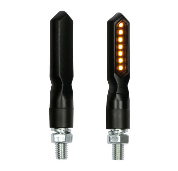 Knipperlichtset Lampa LED E-KEUR 12v piercer zwart