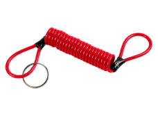 koord lampa schijfrem memory kabel 150cm rood 90673