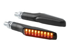 knipperlicht lampa + achterlicht e-keur led Victory achter 8mm zwart universeel 91623