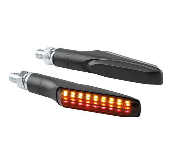 Knipperlicht Lampa + achterlicht E-KEUR LED 12v victory achter zwart