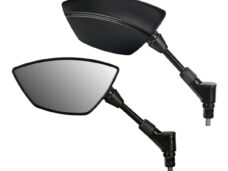 spiegelset lampa universeel e-keur ovaal BAT m10x1.25 zwart motorfiets 91634