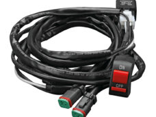 verstraler lampa kabel + schakelaar 12v voor 2 spots universeel 91725