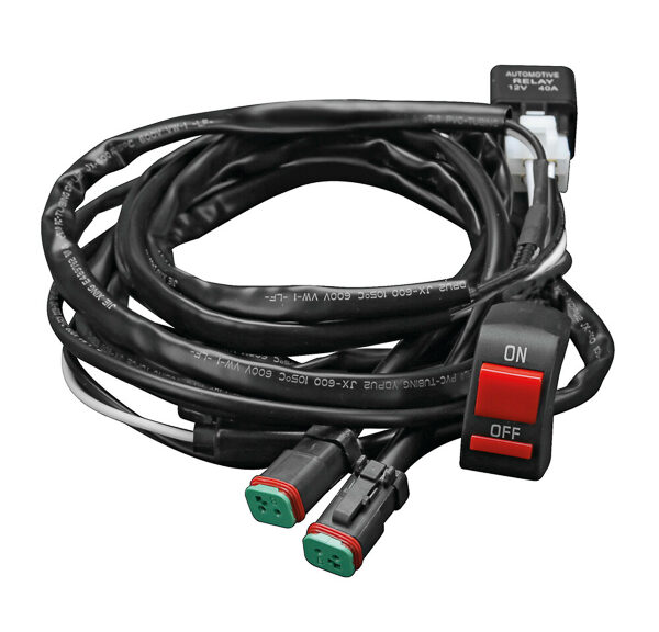 Verstraler Lampa kabel + schakelaar 12v voor 2 spots universeel