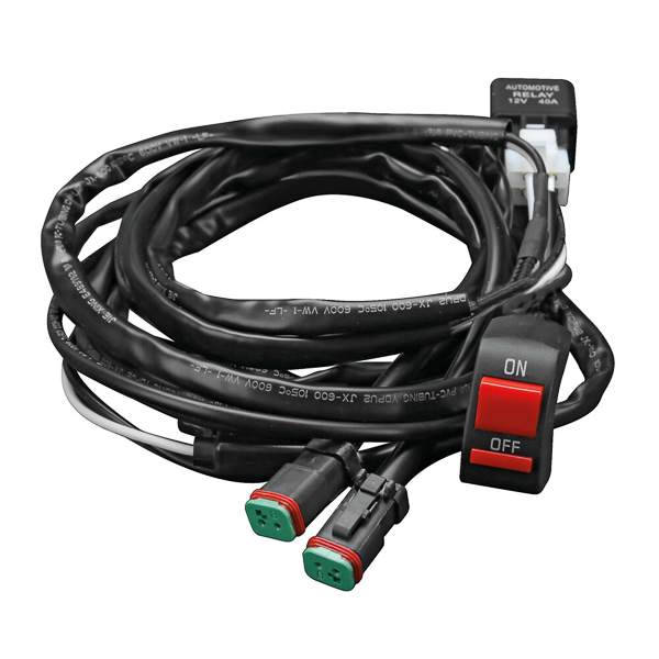 Verstraler Lampa kabel + schakelaar 12v voor 2 spots universeel