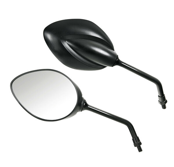 spiegelset lampa universeel e-keur tori m8x1.25 zwart 90244