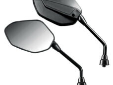 spiegelset lampa e-keur universeel m10x1.25 zwart 90486