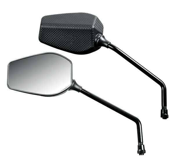 Spiegelset Lampa E-06 keur universeel m10x1.25 carbon
