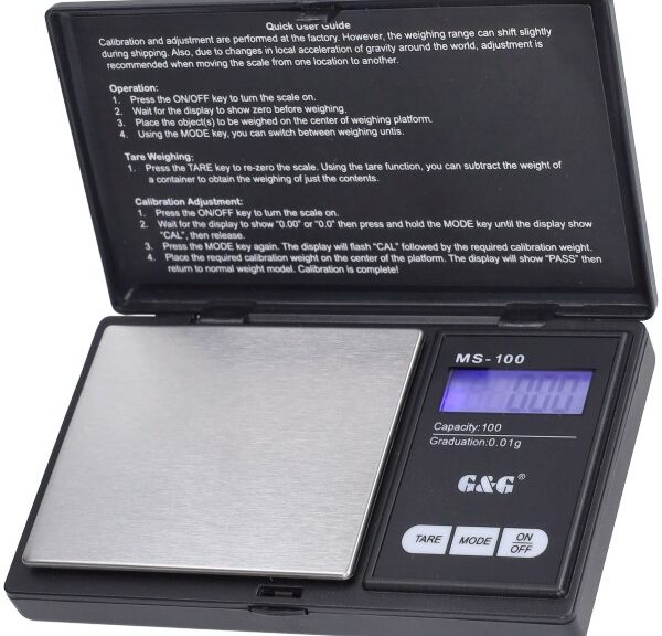 gereedschap weegschaal digitaal variorollen 0.1/100 gr