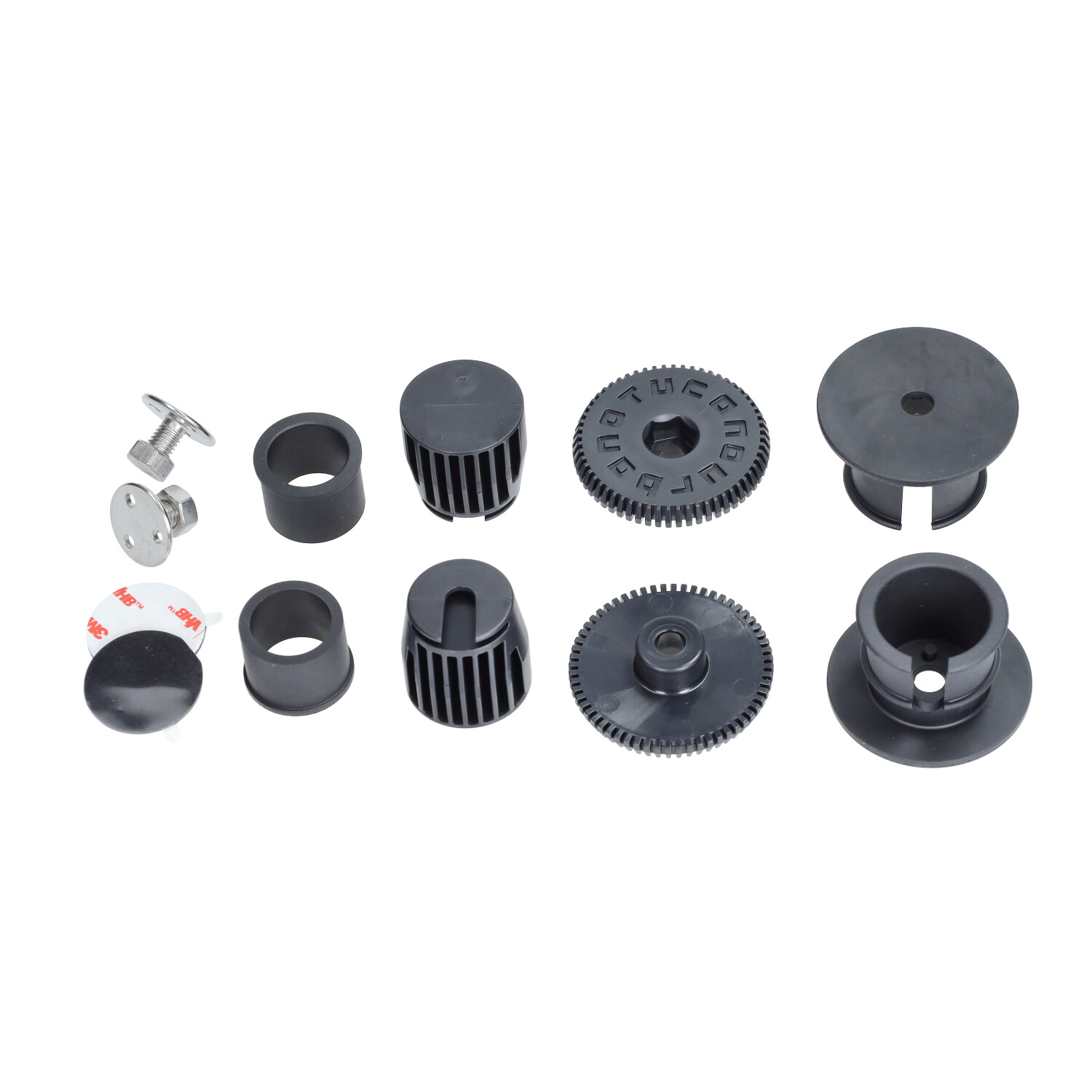Handmofset Tucano Motor & Maxiscooter Polyamide Zonder Spiegels Met Kijkglas Zwart Univ R333pro - Afbeelding 2