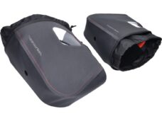 handmofset tucano motor & maxiscooter polyamide zonder spiegels met kijkglas zwart univ r333pro