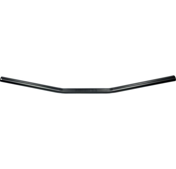 stuur model pijp recht (made in EU) 650mm zwart bromfiets