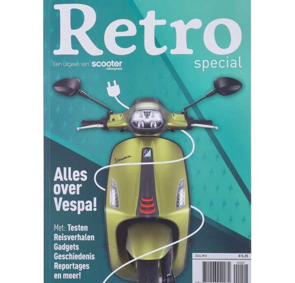 accessoire tijdschrift vespa retro special 2024=op=op