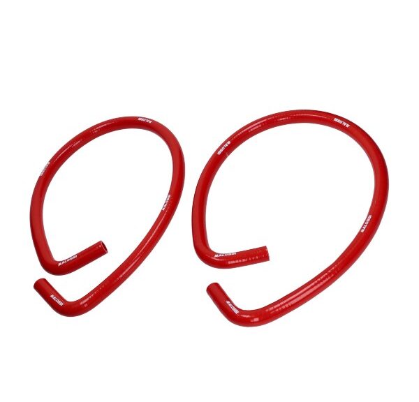 radiateurslang malossi set silicone universeel 117.5cm x 16mm rood 2-delig 2219220e