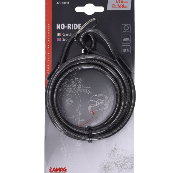 Kabel Lampa slot universeel 160cm spiraal 6mm antraciet