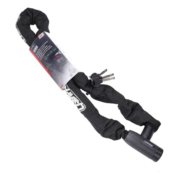 kettingslot lampa universeel Viper 120cm zwart 90600