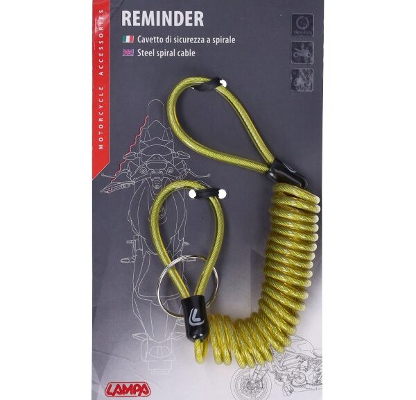 koord lampa schijfrem memory kabel geel 90674