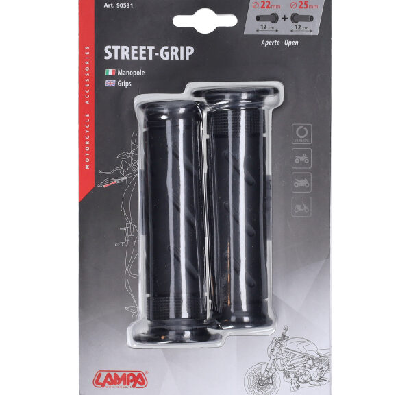 Handvatset Lampa universeel street grip zwart