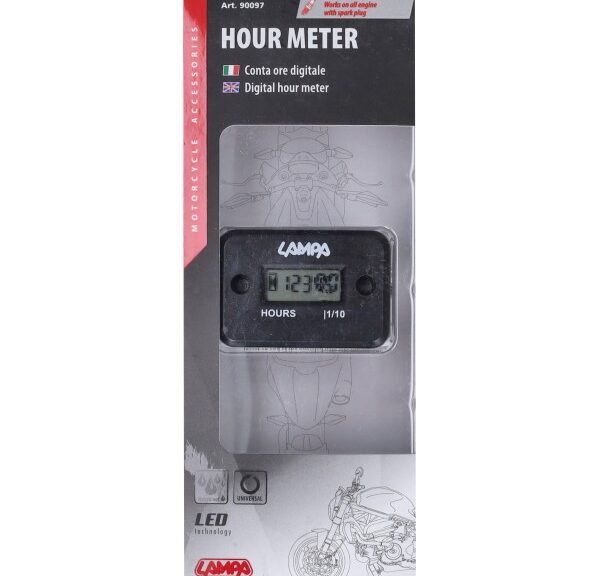 tijdklok lampa digitaal urenteller zwart 90097