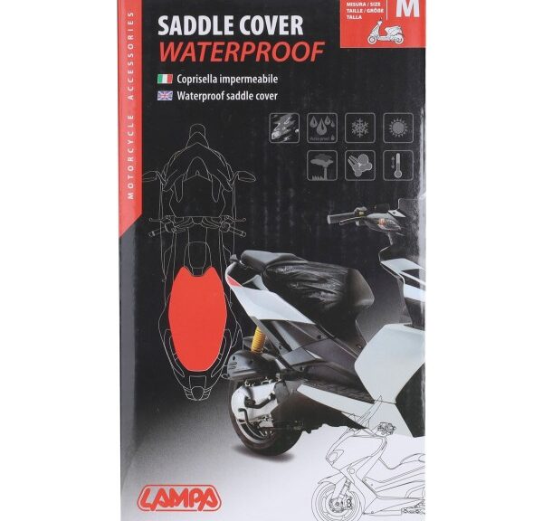 beschermhoes lampa buddyseat waterdicht 62x92cm M zwart 91253