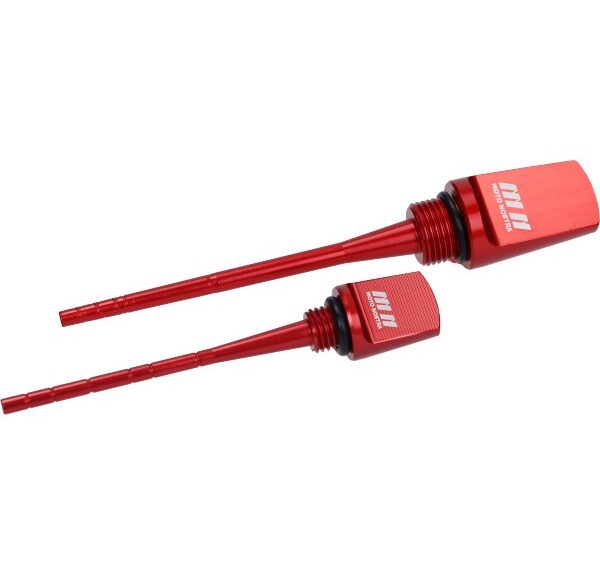 oliepeilstok Moto-Nostra set aluminium rood gts 125cc