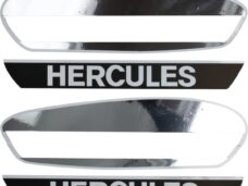 stickerset benzinetank chroom/wit hercules