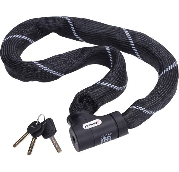 kettingslot Power1 art 2-sterren 110cm zwart bromfiets