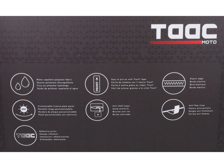 Beschermhoes Taac Motor & Maxiscooter Easy 220-g 127x219x76 L Grijs