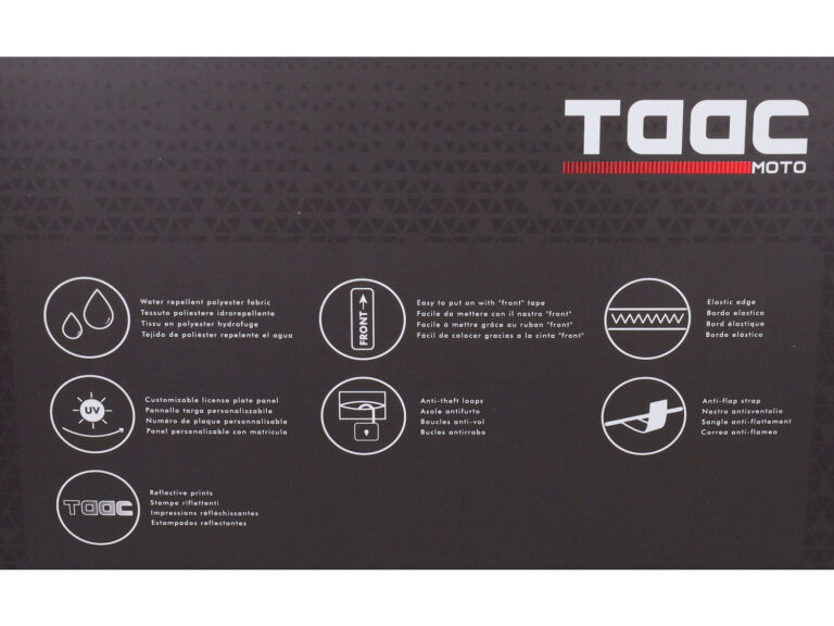 Beschermhoes Taac Motor Easy 222-g 136x222x134 Xl Grijs