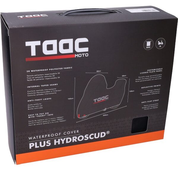 beschermhoes Taac scooter + windscherm plus hydroscud 218-n 163x204x109 M zwart