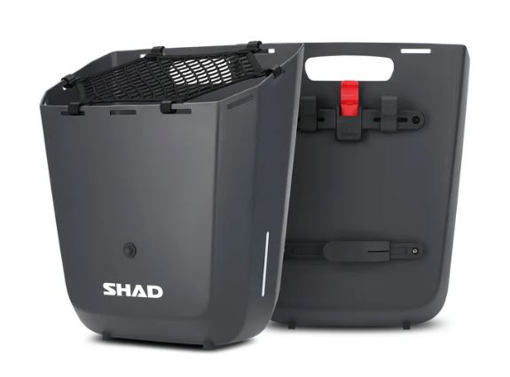 Zijkoffer Shad Fiets Afneembaar 20l Grijs Donker Mat