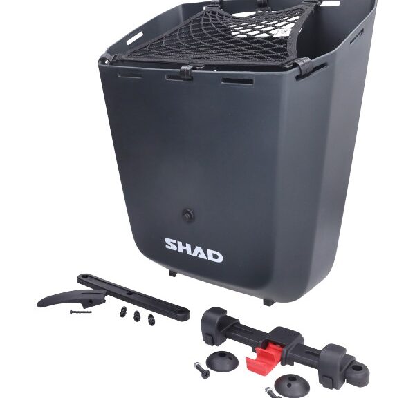 zijkoffer shad fiets afneembaar 20L grijs donker mat